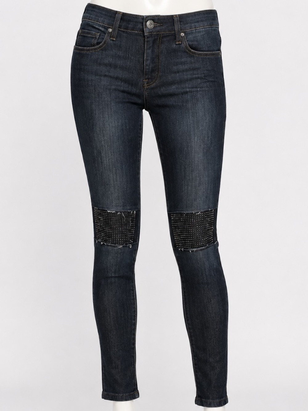 Current/Elliott Black Skinny Jeans Women's Size 26 Premium Designer Denim